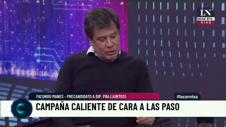 Facundo Manes en La Cornisa: 'Argentina es un país pobre'