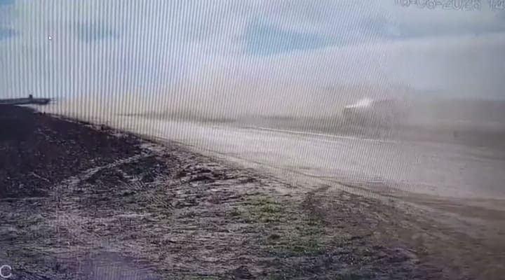 El impactante choque en la carrera de Carhue