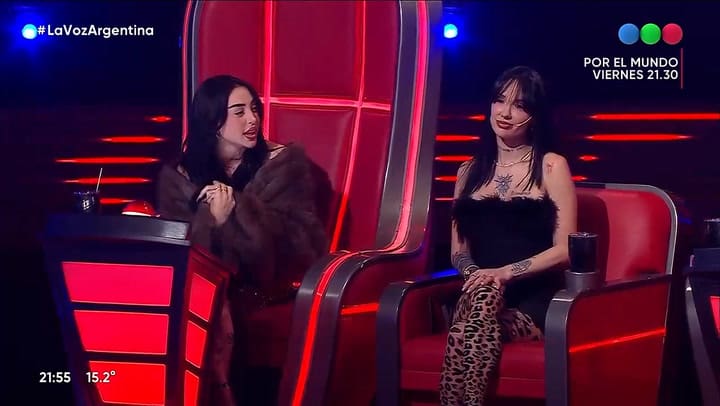 Nicki Nicole reemplazó a Lali en La Voz (Video: Telefe)