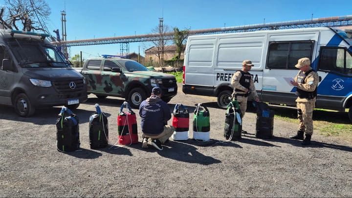 Secuestro de 497 kilos de cocaína en la Hidrovía