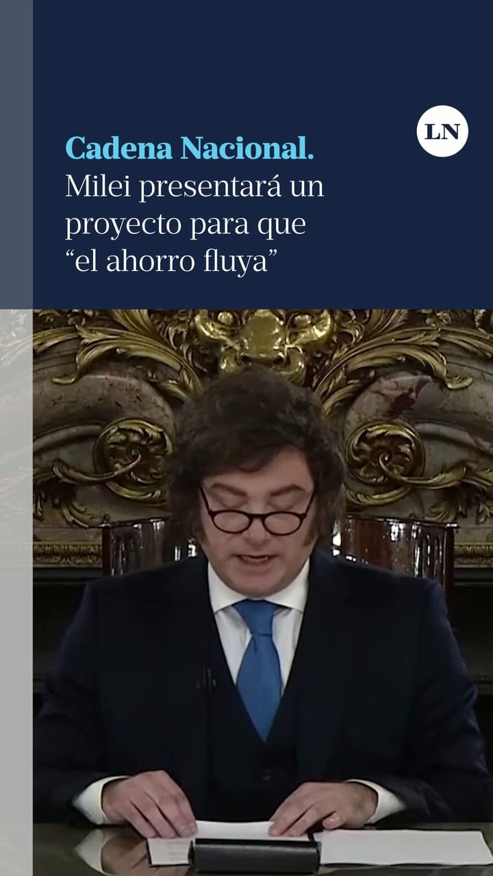 Milei presentará un proyecto de ley para que "el ahorro fluya hacia quien quiera producir"