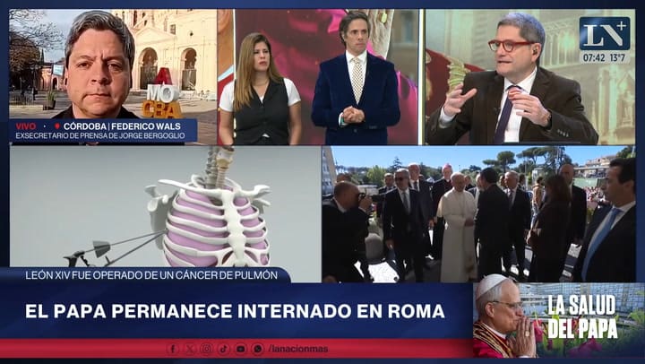 Leon XIV fue operado de un cancer de pulmon