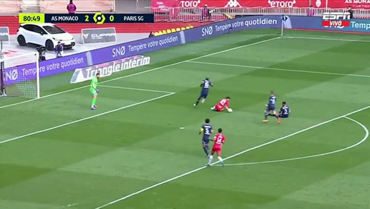 Último gol del Mónaco