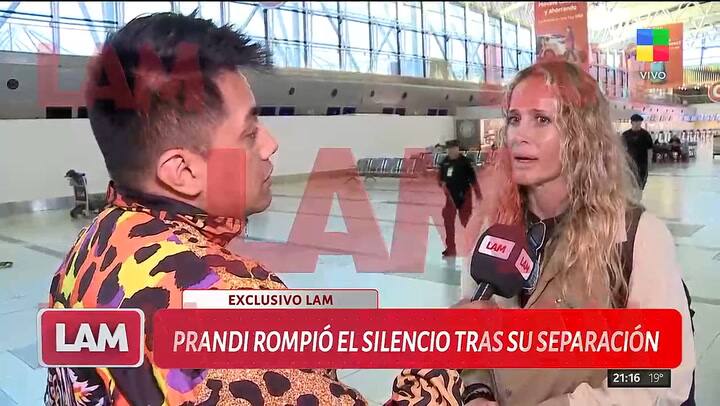 Julieta Prandi se refirió las supuestas terceras en discordia en su separación