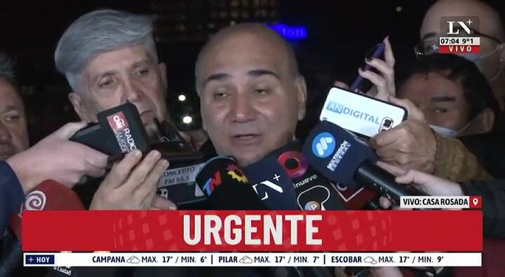 Juan Manzur: 'Argentina viene con una economía muy delicada'