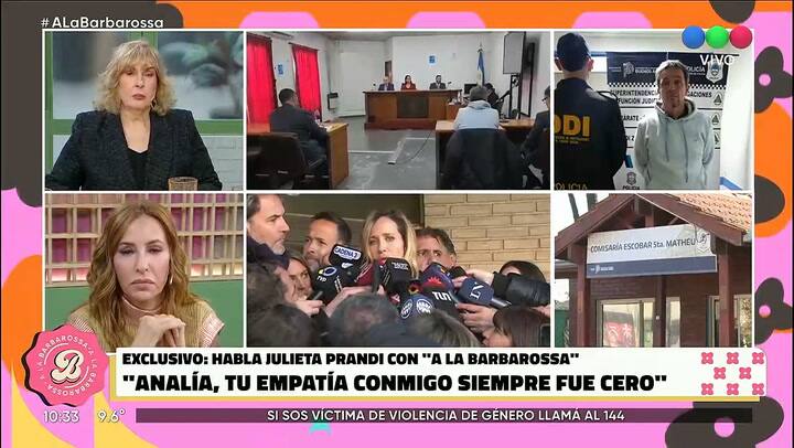 El cruce de Julieta Prandi y Analia Franchín