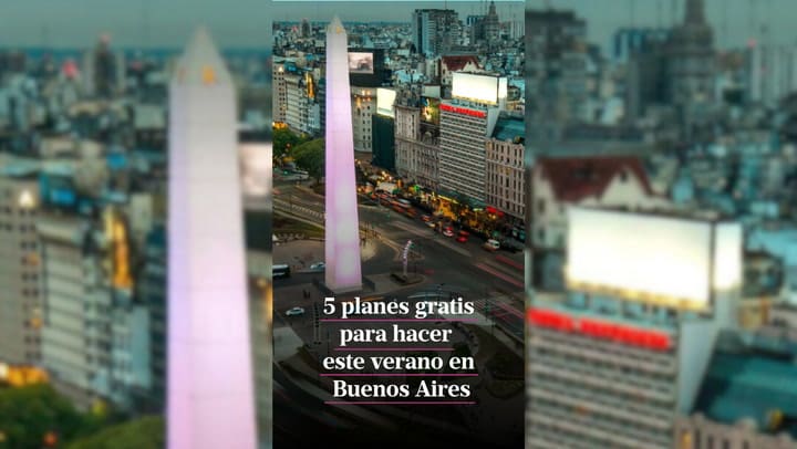 5 planes gratis para hacer este verano en Buenos Aires