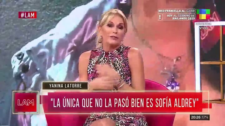 Yanina Latorre le contestó a Carmen Barbieri