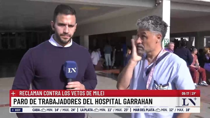 Testimonio de Javier Torres, enfermero del Garrahan