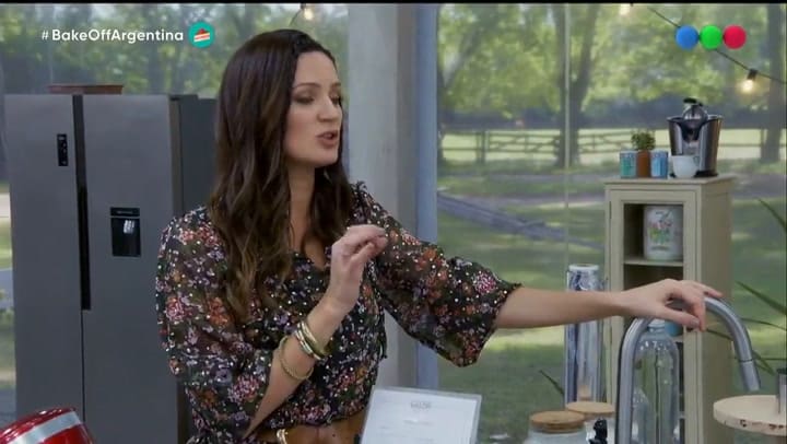 Georgina Barbarossa fue la invitada del día de Bake Off Argentina