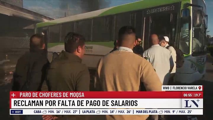 Paro de colectivos este martes 11 de noviembre