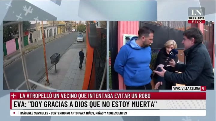 El testimonio de la mujer atropellada