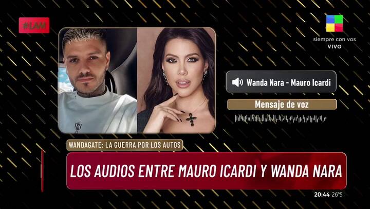 Los audios en los que Wanda Nara y Mauro Icardi hablan de los autos
