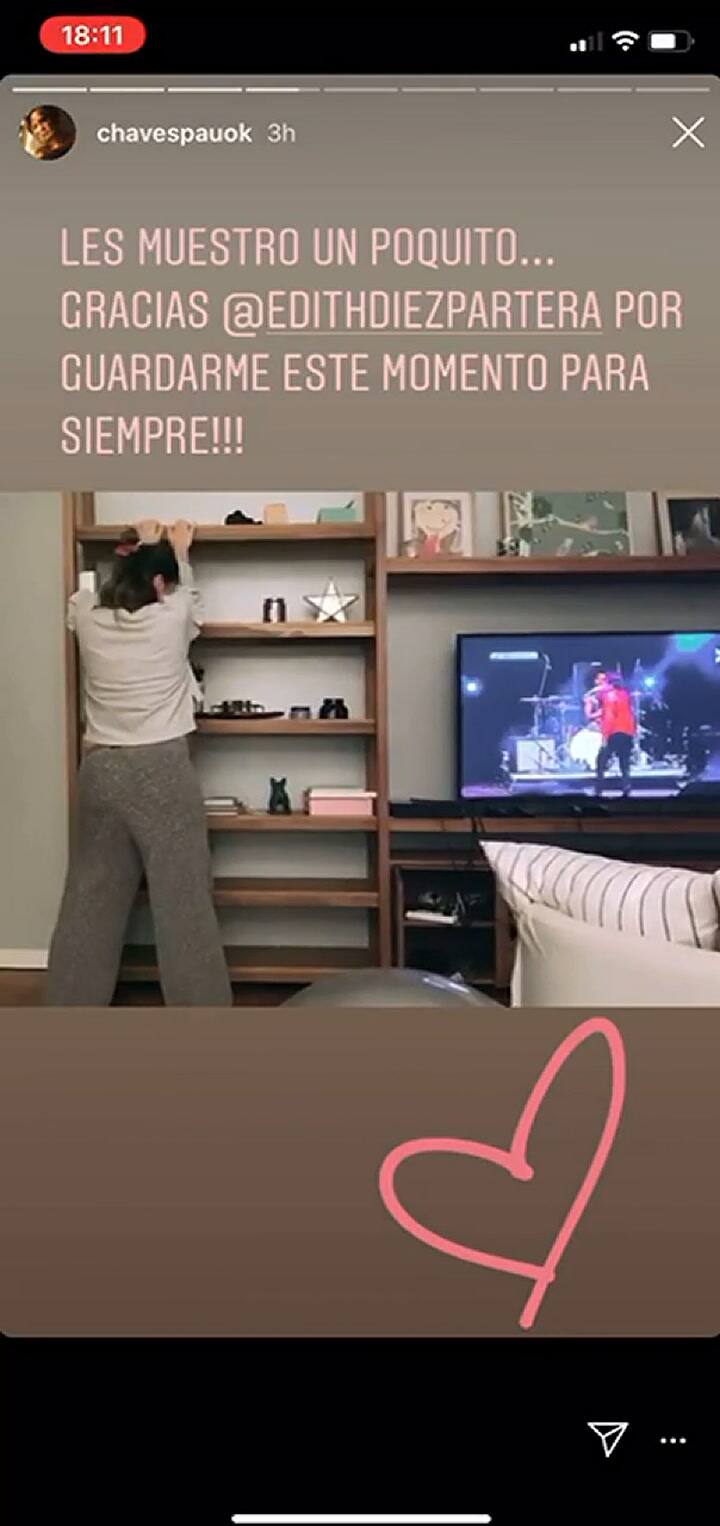 Paula Chávez baila un tema de Ciro en pleno trabajo de parto