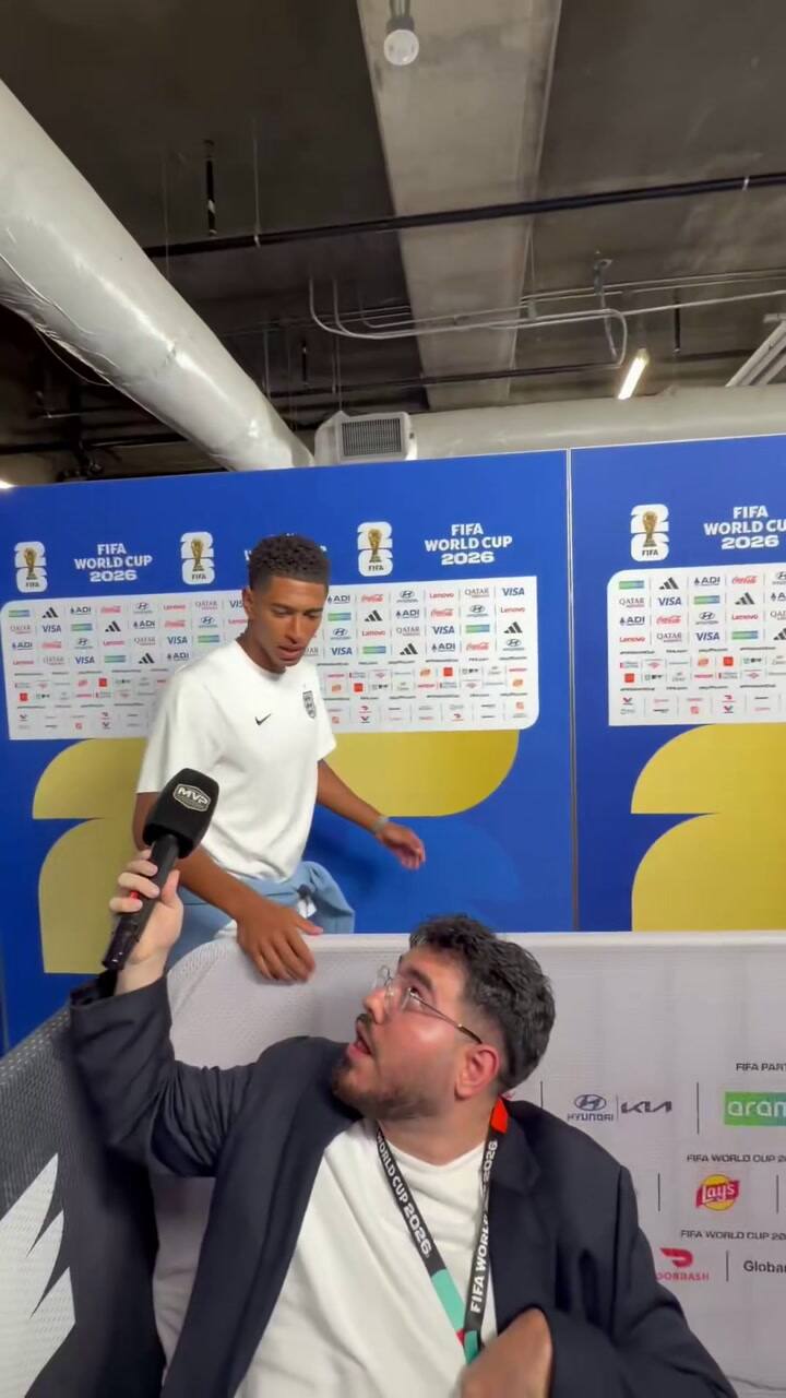 Jude Bellingham se frenó en la zona mixta al escuchar a un periodista venezolano y le dedicó unas palabras de cariño