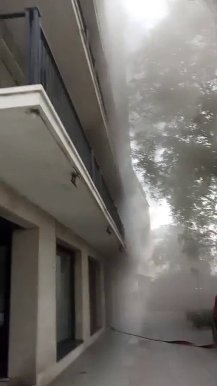 Se incendió el subsuelo de un edificio en Libertador y Tagle