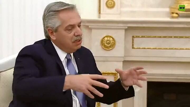 La reunión entre Alberto Fernández y Vladimir Putin