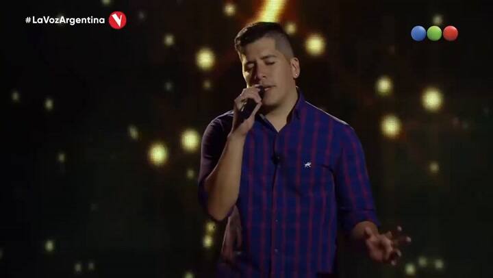 La Voz Argentina 2021: audiencia a ciegas de Oscar Rojas - Fuente: Telefe