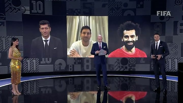 Robert Lewandowski le ganó el premio mayor a Messi