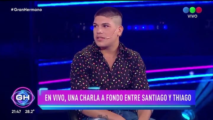 Thiago reveló por qué se queria ir de la casa de GH