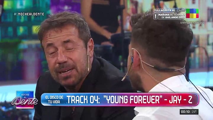 Ricky Sarkany eligió en Noche al Dente la canción con la que se despidió su hija
