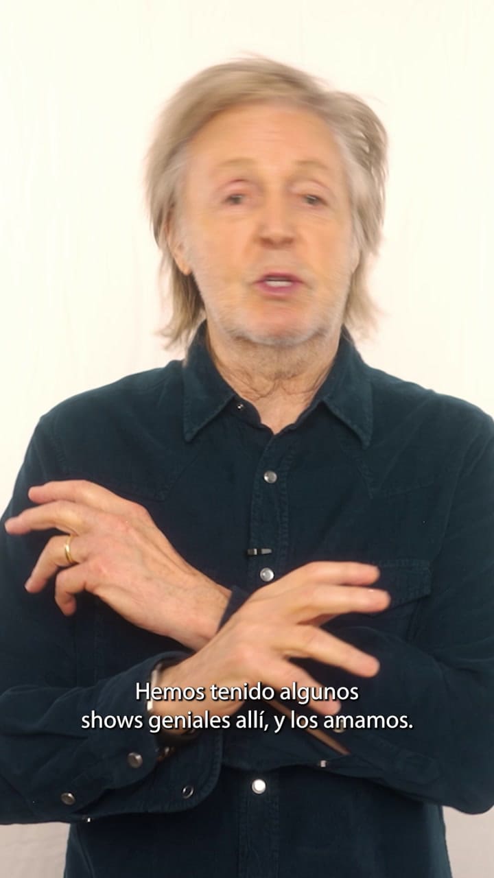 Paul McCarney y su mensaje para la Argentina