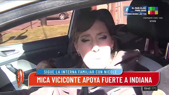 Las palabras de Mica Viciconte sobre Indiana Cubero y Nicole Neumann
