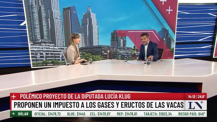 Impuesto a los gases y eructos de las vacas: el testimonio de Lucía Klug, impulsora del proyecto