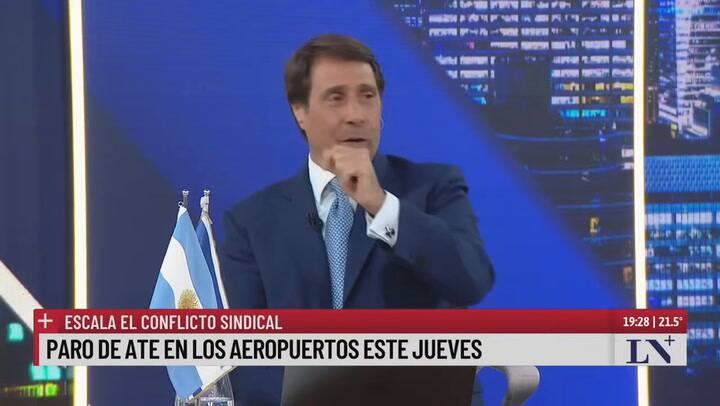 Rodolfo Aguiar, Titular De Ate Los Vuelos Se Cancelan Por Culpa De Milei
