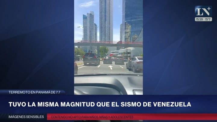 Así se vivió el terremoto en Panamá
