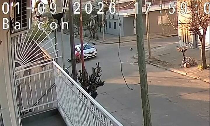 Choque y robo en San Justo