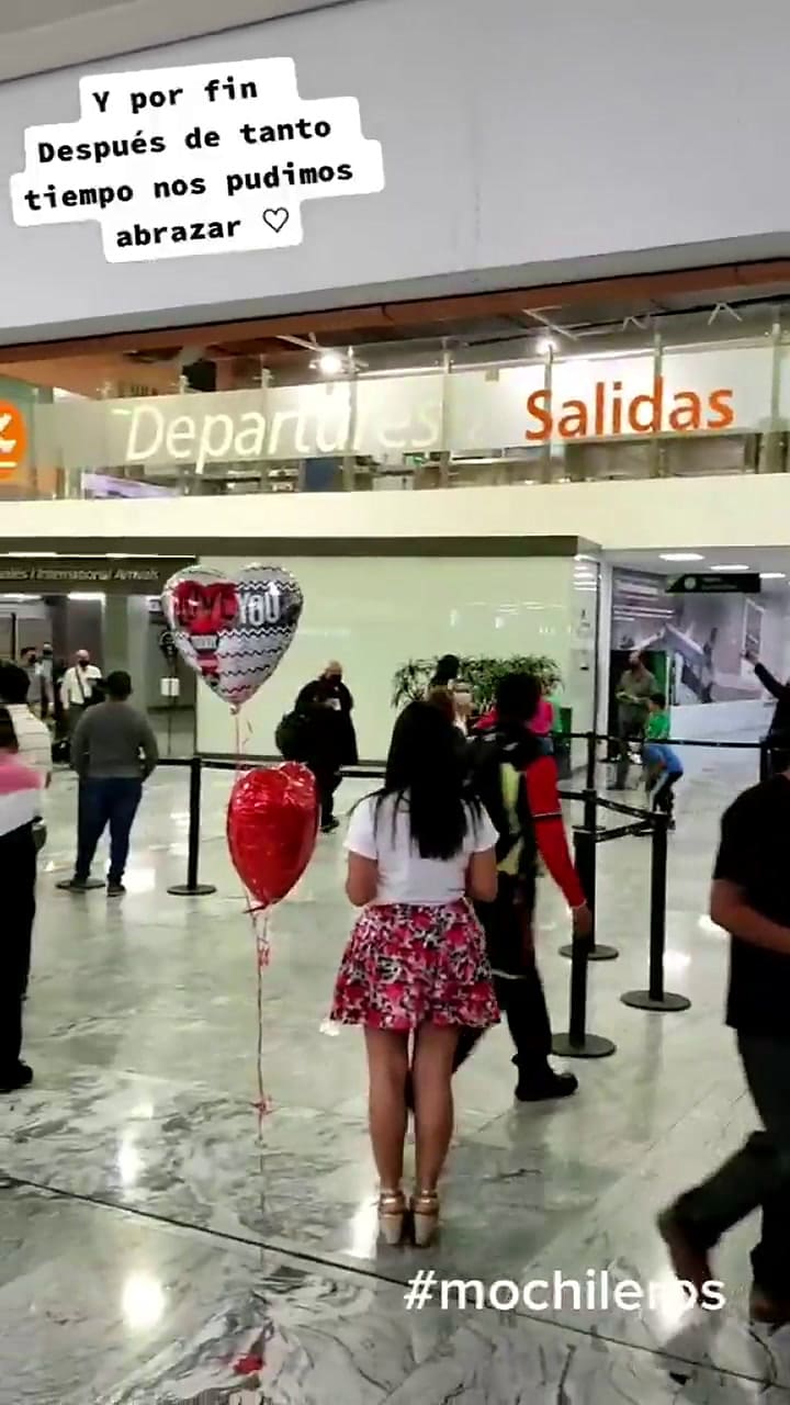 Los enamorados se conocieron tras meses de relación a distancia