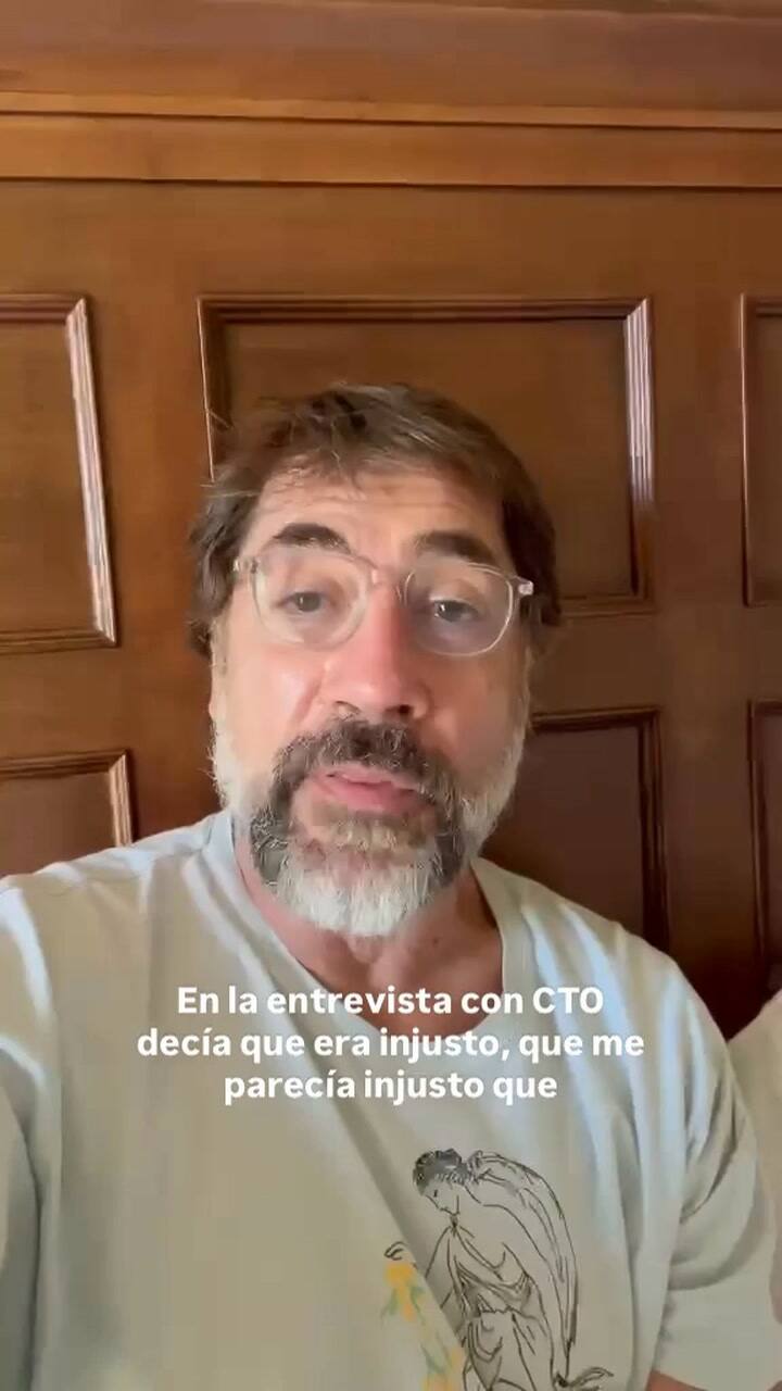 El video que publicó Bardem