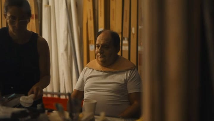 El backstage de "La Ballena" y la transformación de Julio Chavez
