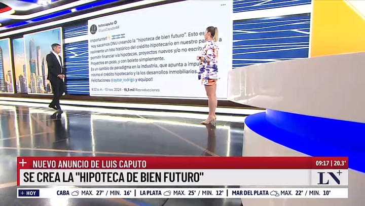 El Gobierno habilito las hipotecas divisibles