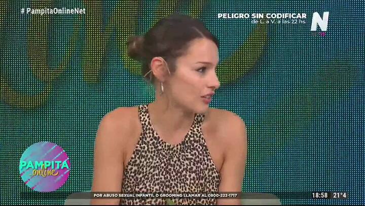 Pampita se disculpó con Sabrina Rojas y Luciano Castro - Fuente: NET TV