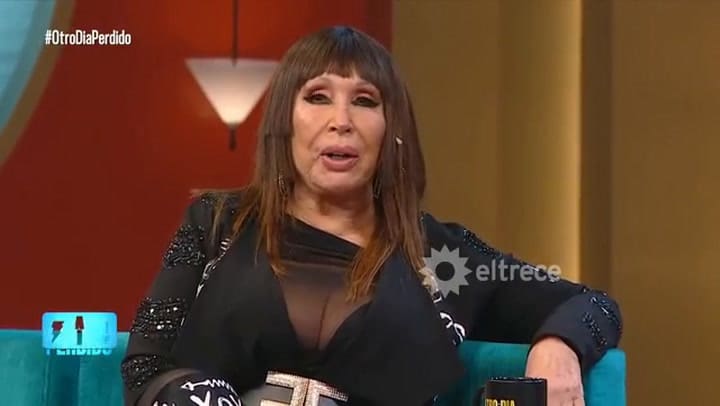 Moria Casán con Mario Pergolini
