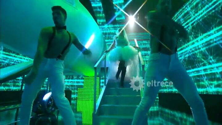 Bienvenidos a bordo: Celeste Muriega y un baile hot dedicado a Hernán Drago - Fuente: eltrece