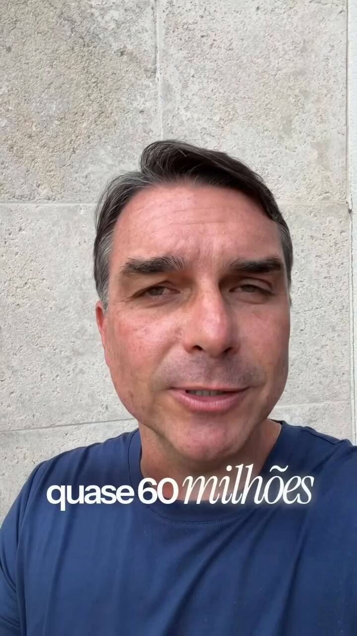 La publicación de Flavio Bolsonaro