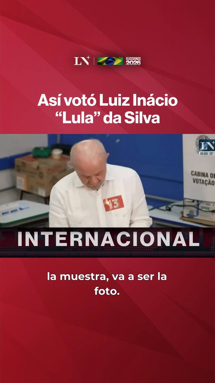 Así votó Lula - LN+