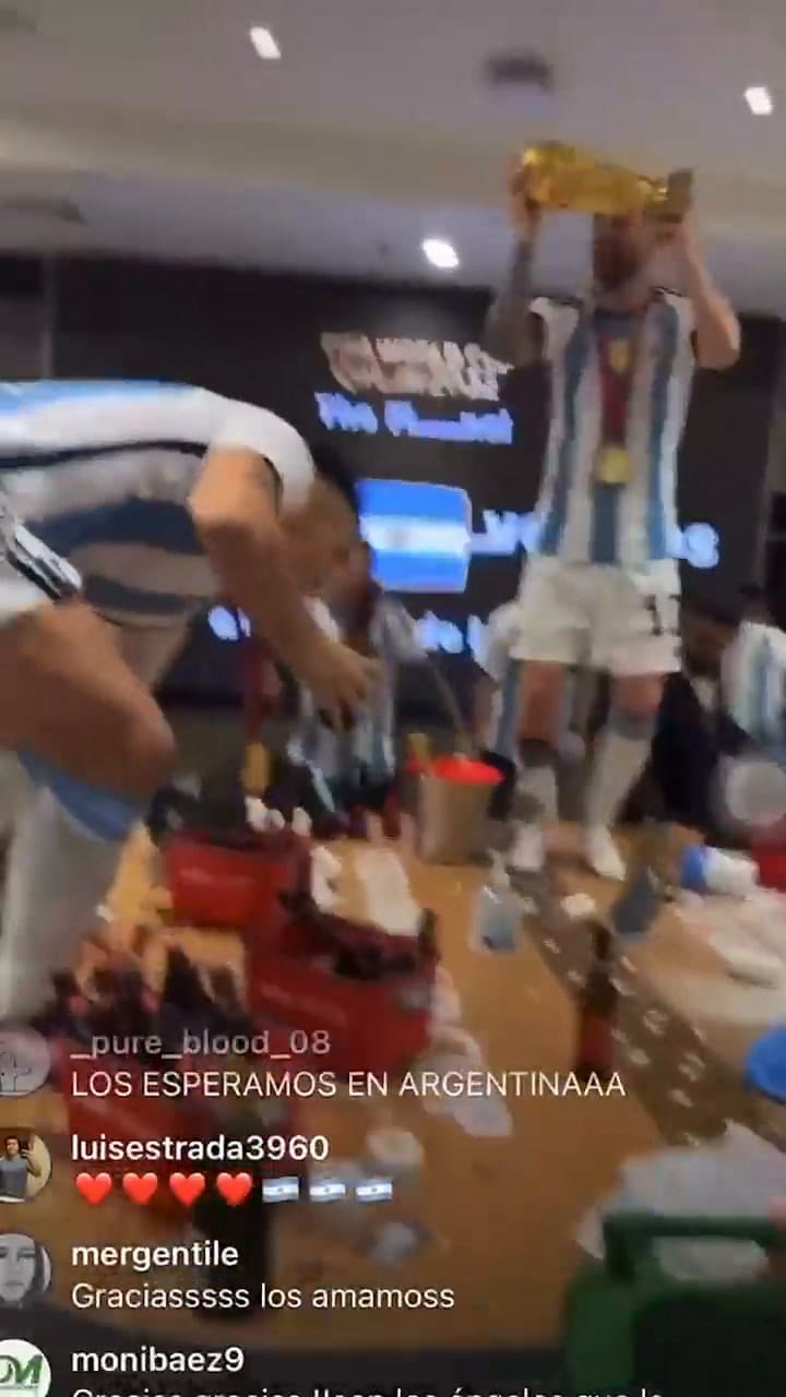 El video del alocado festejo de Lionel Messi