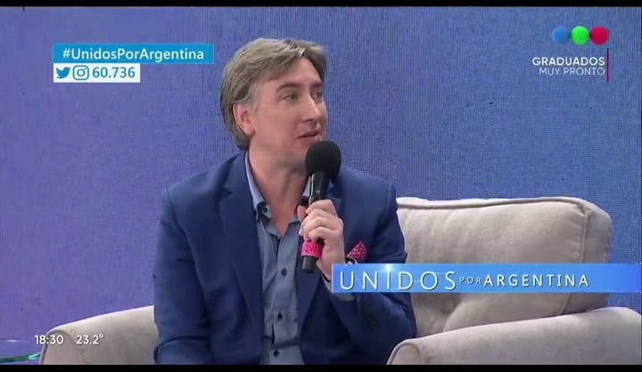 Representantes de la Cruz Roja en #UnidosPorArgentina