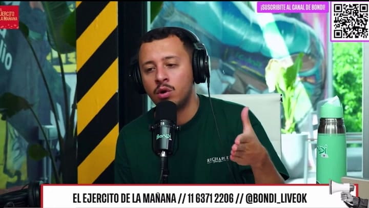 El descargo de Santiago Martínez, de Love is Blind, a Fefe Bongiorno.