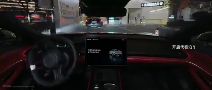 Estacionamiento autónomo con el Xiaomi SU7