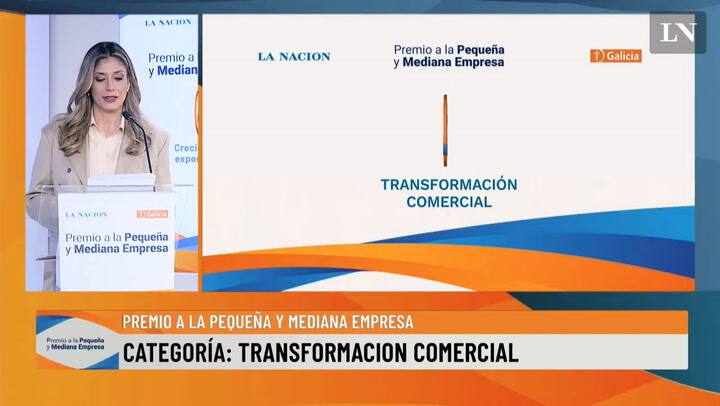 Premio a las Pymes; categoría: transformación comercial