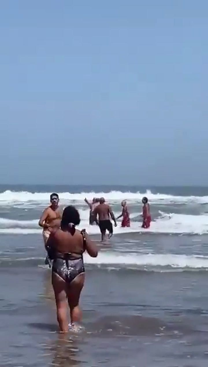 Un turista en Mar del Plata se peleó con guardavidas