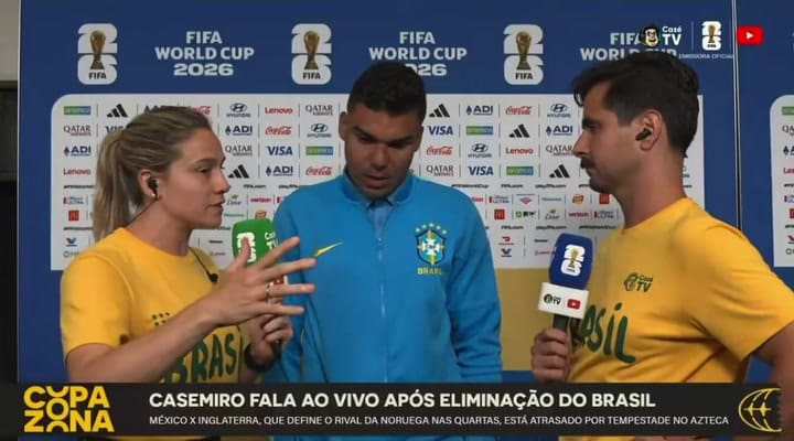 Casemiro quebró en llanto tras la eliminación de Brasil de la Copa del Mundo