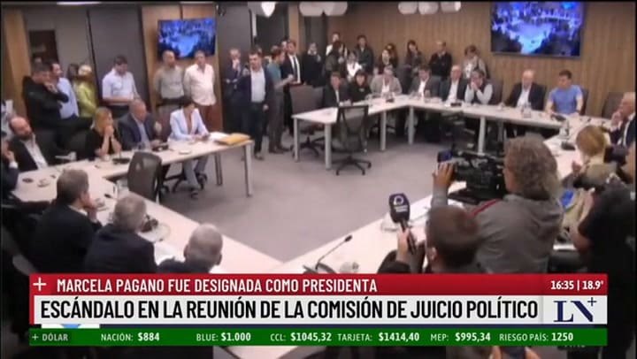 Escandalo En La Reunion De La Comision