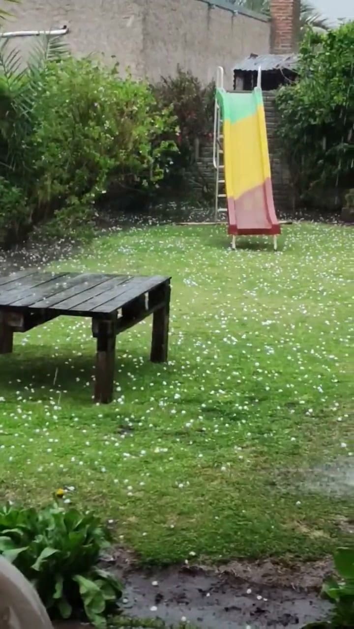 Algunos puntos de Buenos Aires ya tuvieron granizo durante la mañana