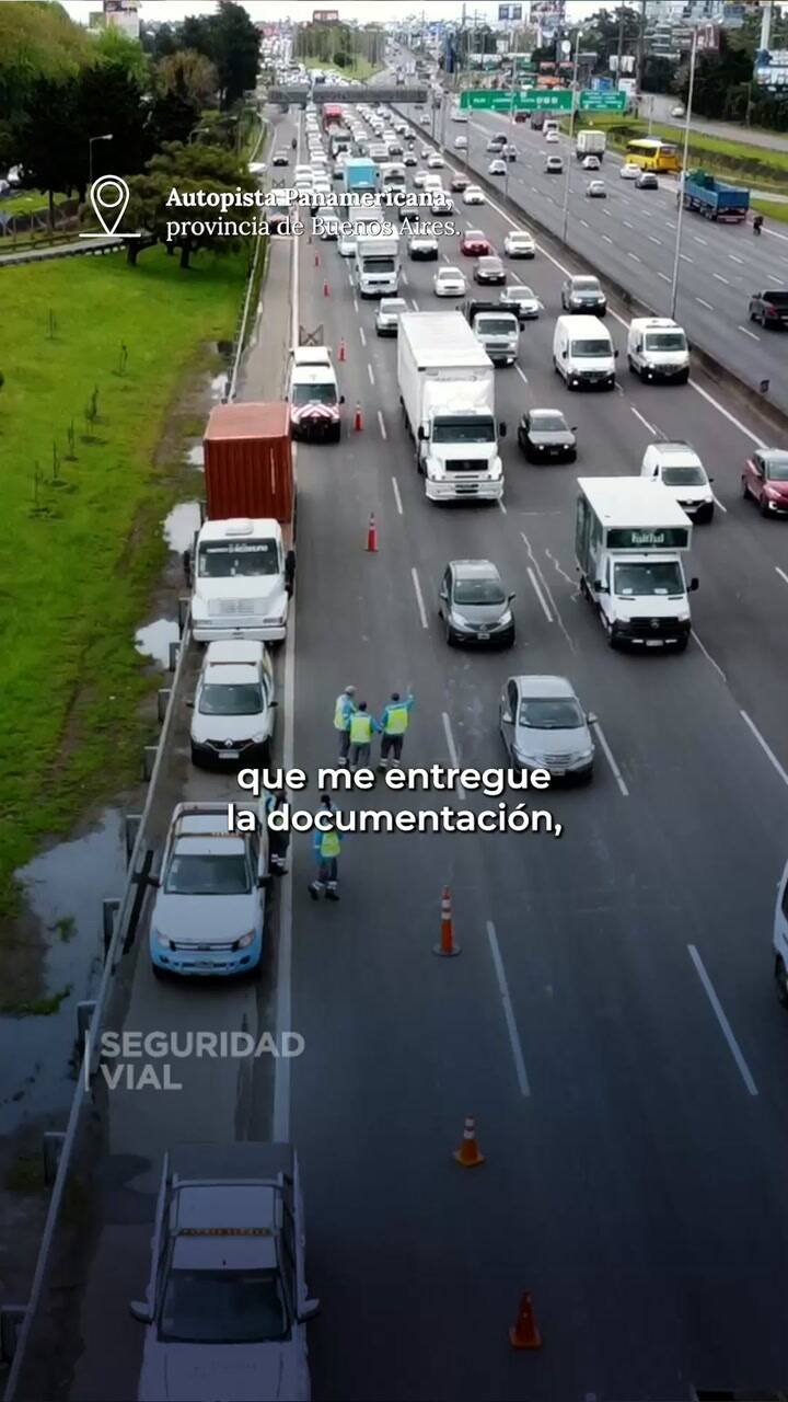 Un camionero dio alcoholemia positiva en la Panamericana